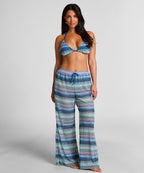 Cali Crochet Hose  - Blau