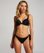 Vorgeformtes Bügel-Bikinitop Luxe Cup E +  - Schwarz