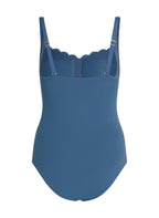 Badeanzug Shaping Scallop  - Blau