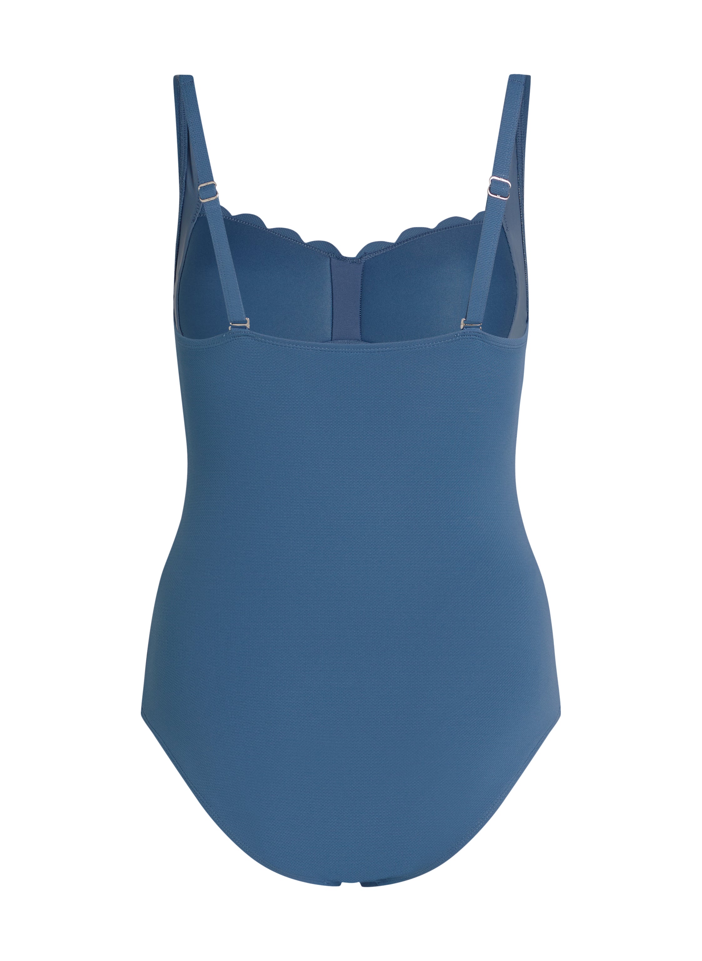 Badeanzug Shaping Scallop  - Blau