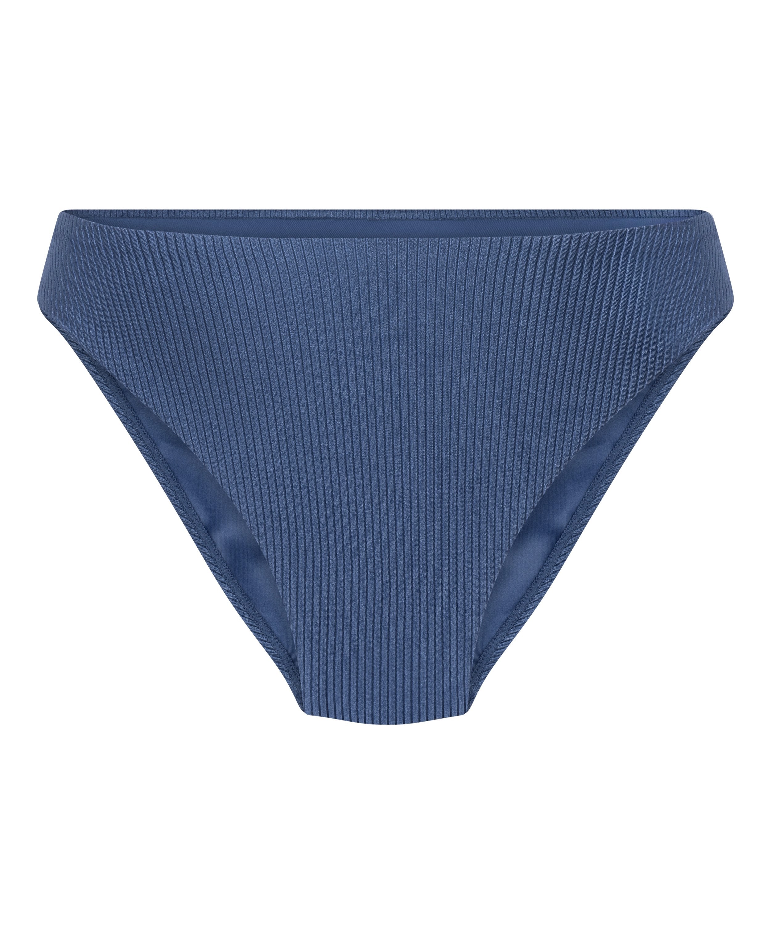 Bikini Slip mit hohem Beinausschnitt Sardinia   - Blau