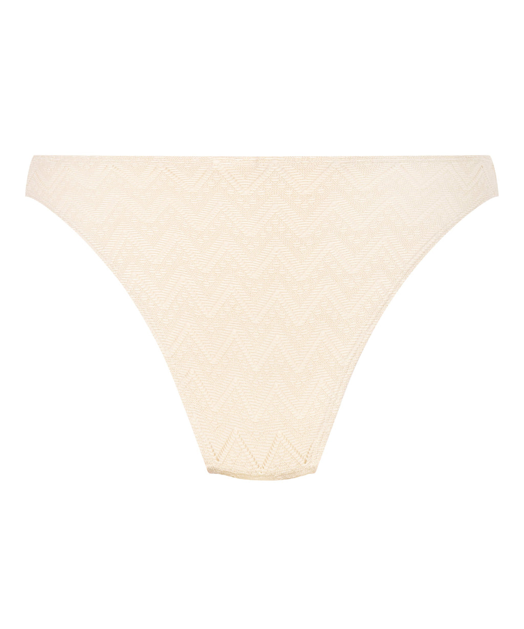Bikini Slip Crochet  - Weiß
