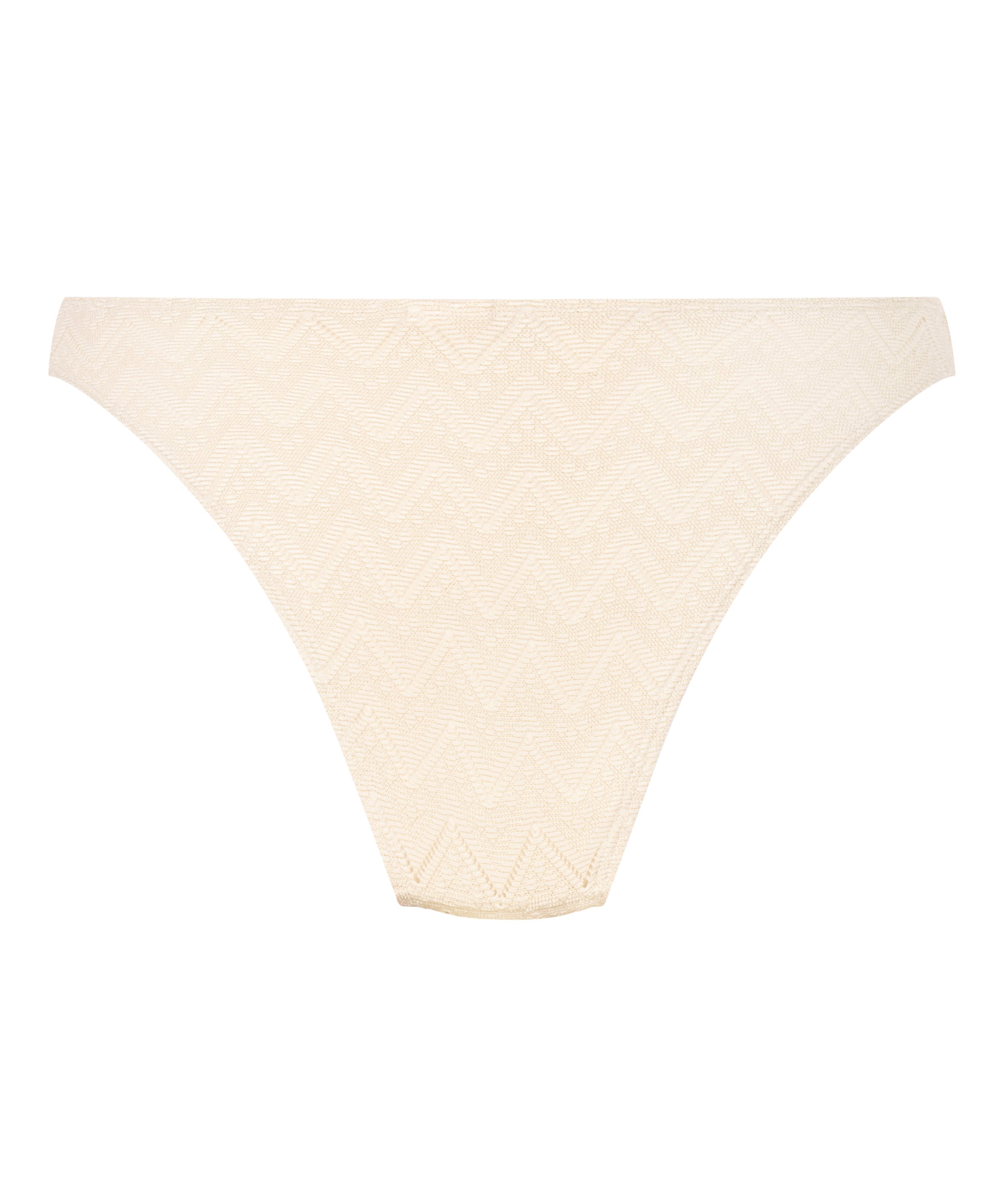 Bikini Slip Crochet  - Weiß