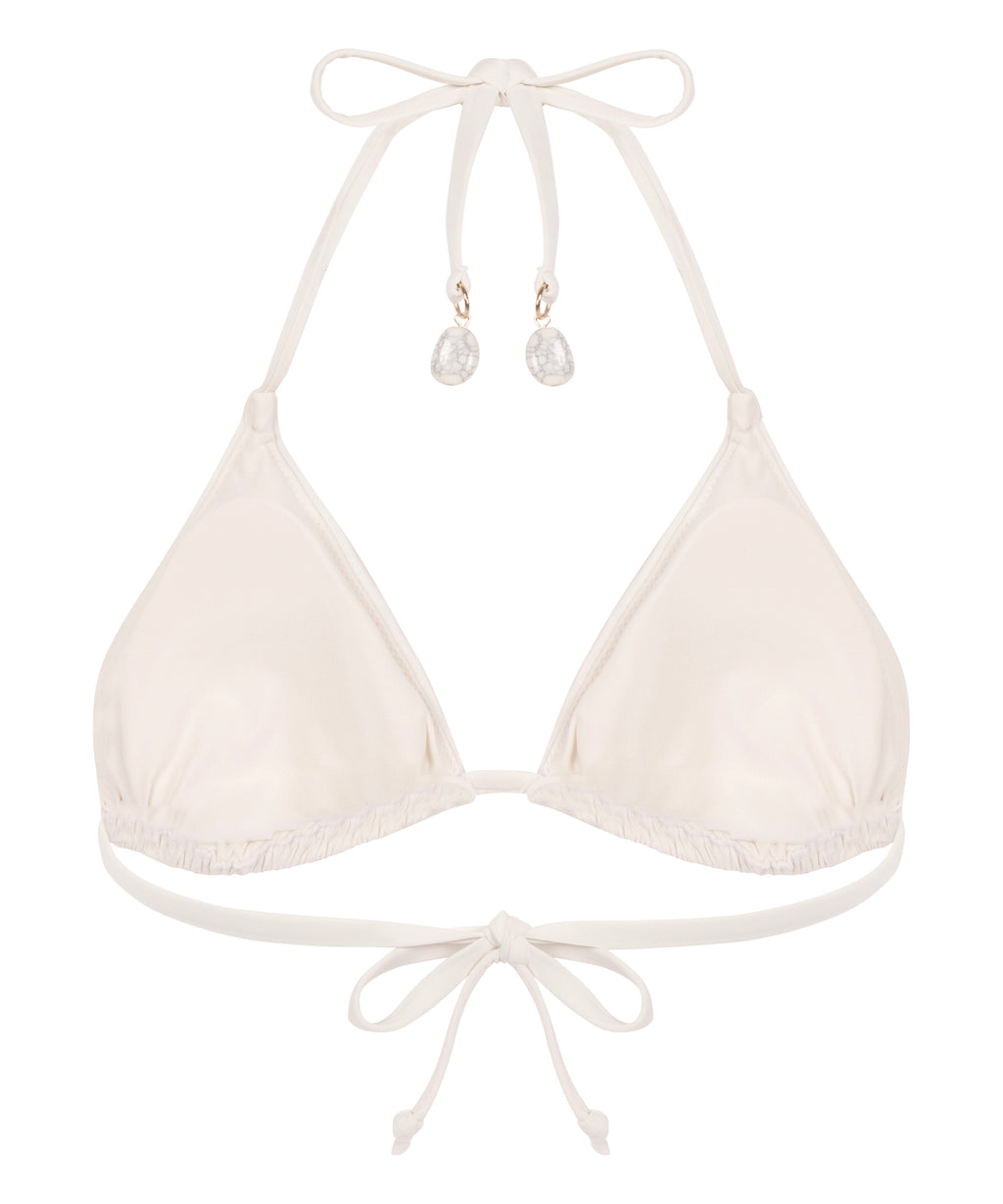 Giselle Triangle-Bikinioberteil  - Weiß