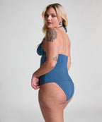 Bikini Slip Rio Scallop  - Blau