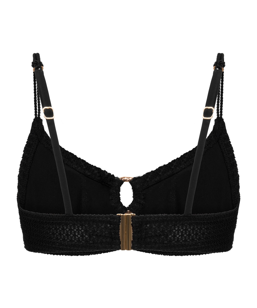 Cairo Bikini-Oberteil  - Schwarz