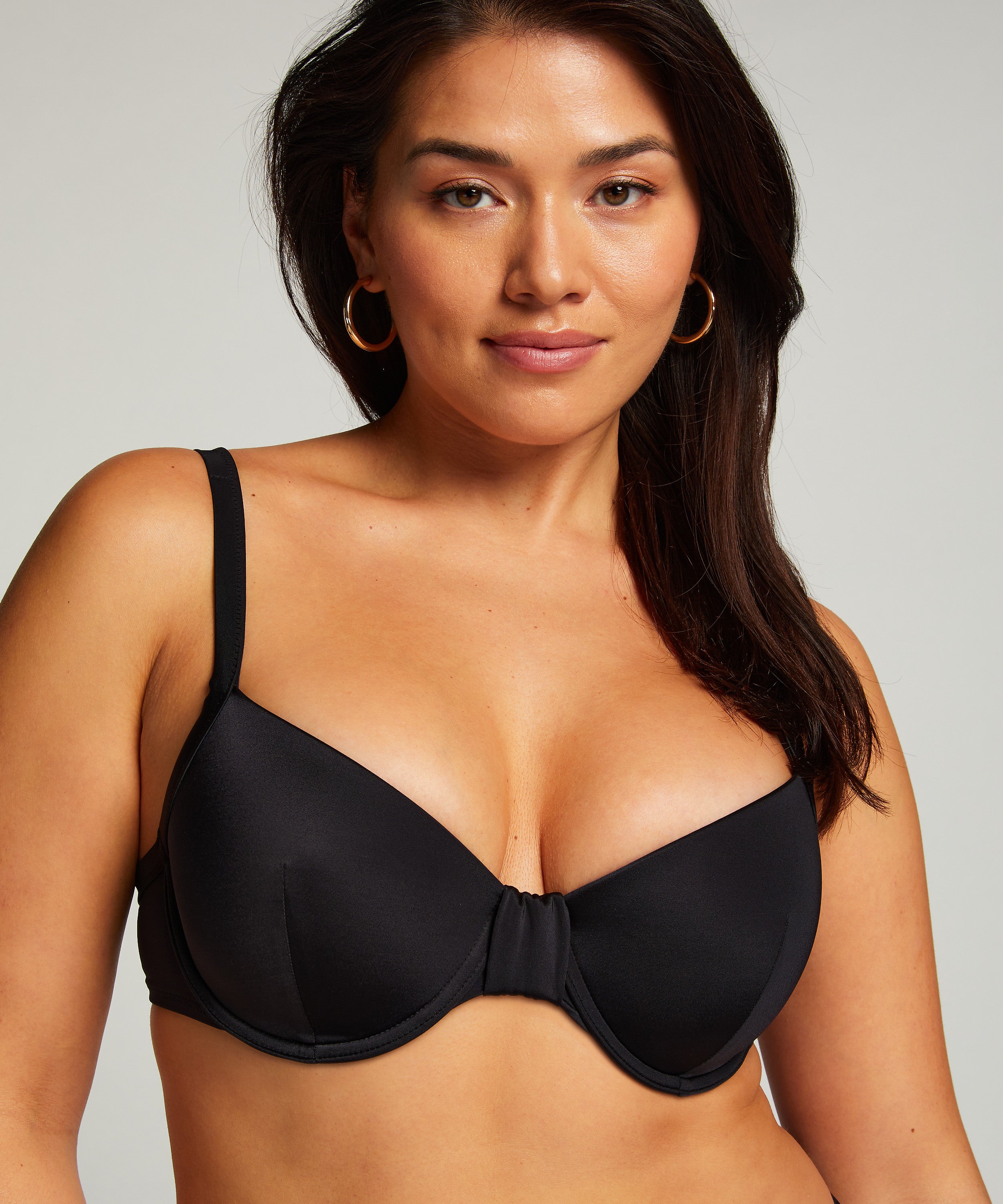 Vorgeformtes Bügel-Bikinioberteil Luxe  - Schwarz