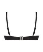 Nicht vorgeformtes Bügel-Bikini-Top Scallop  - Schwarz