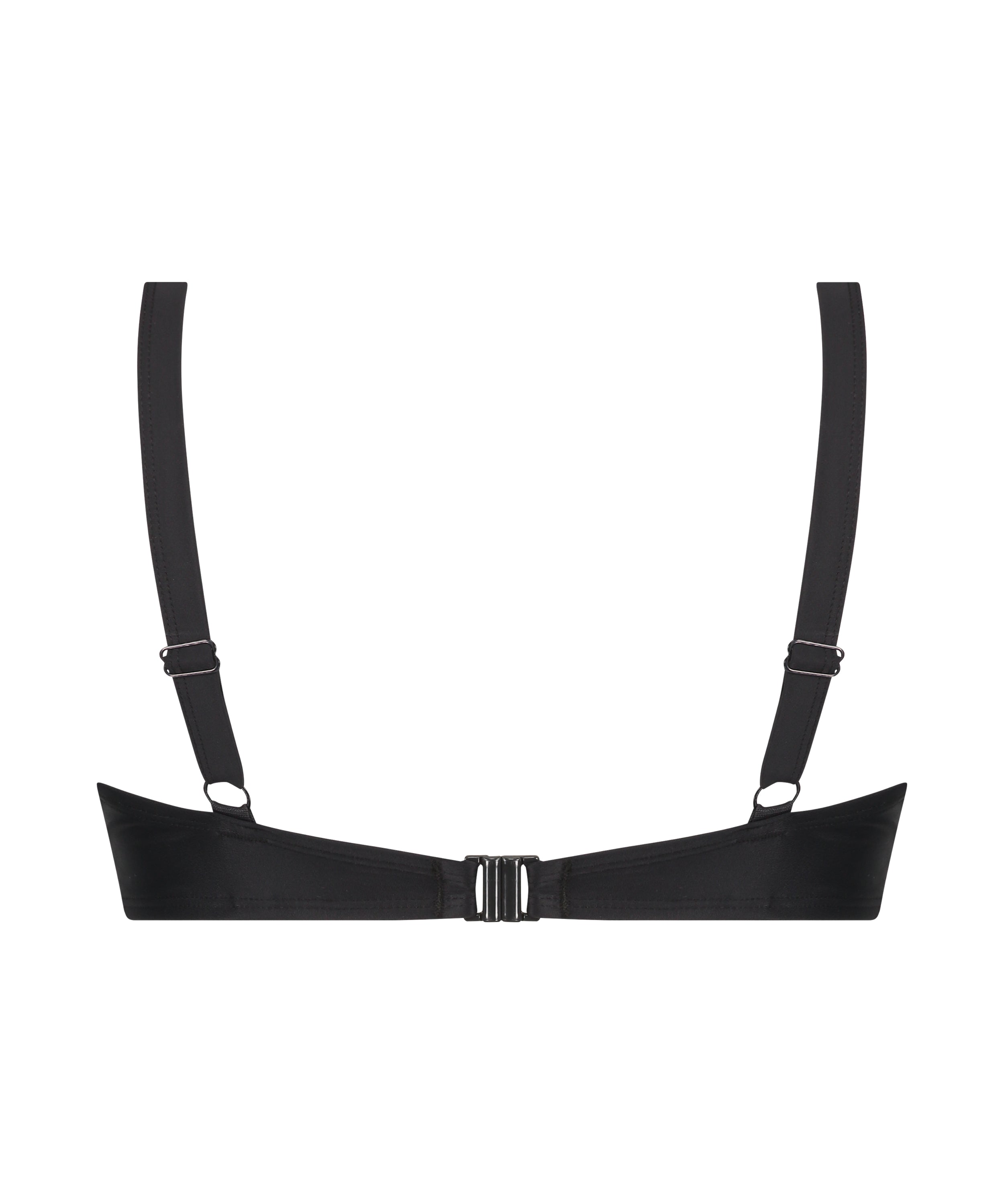 Nicht-vorgeformtes Bügel-Bikini-Top Luxe  - Schwarz