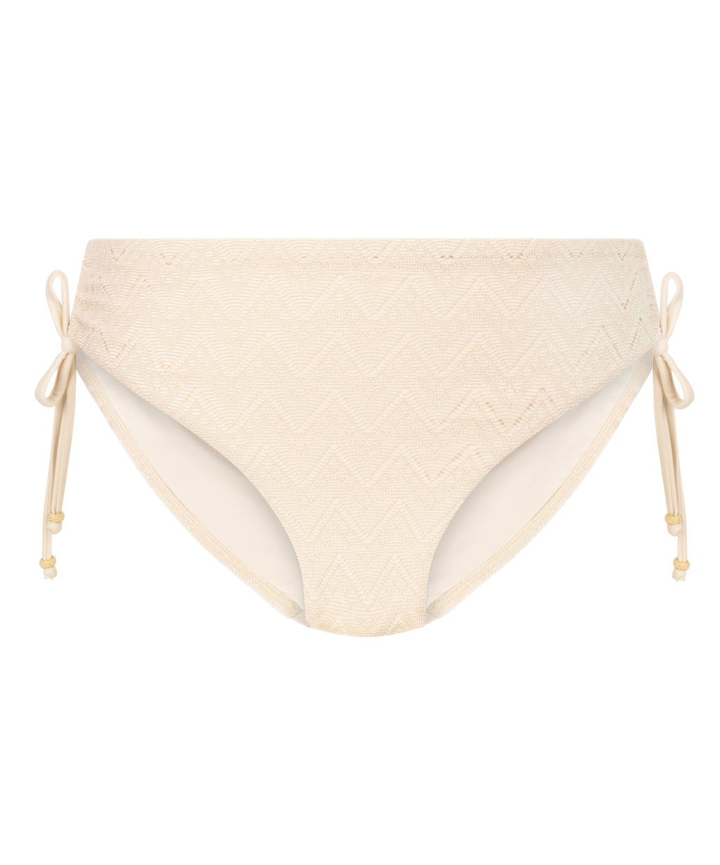 Bikinihöschen Crochet  - Weiß