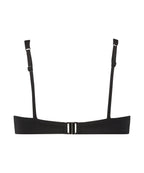 Unwattiertes Bügel-Bikini-Top Scallop  - Schwarz