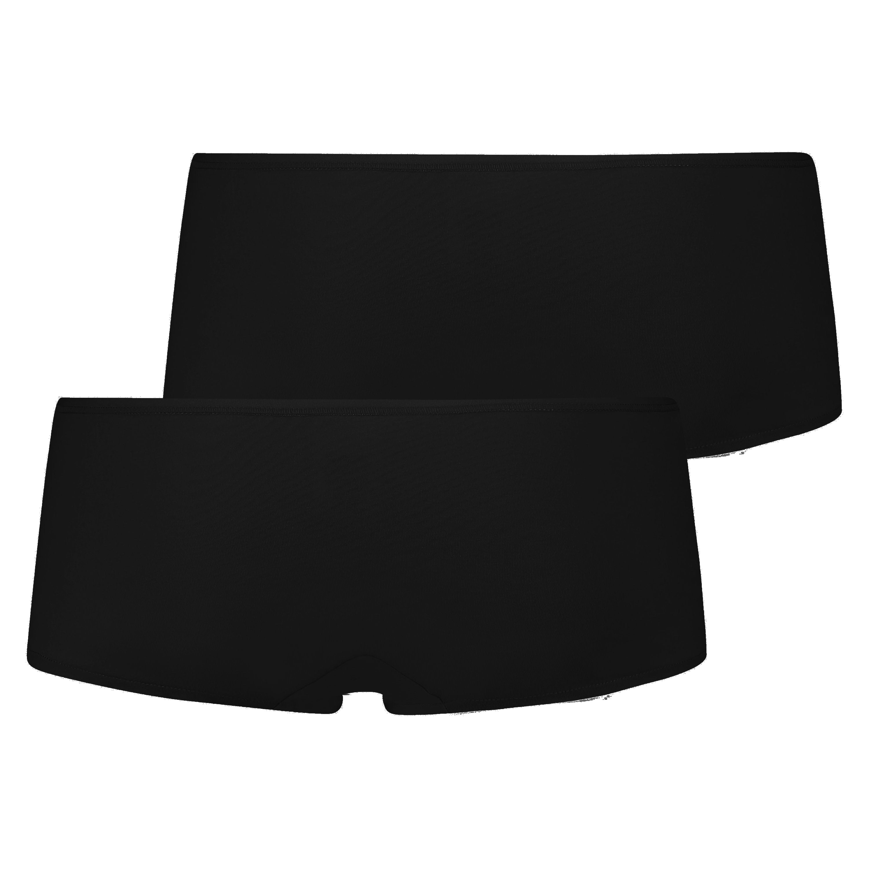 2-pack boxershorts Kim Cotton  - Schwarz