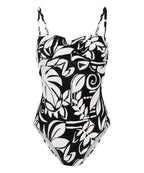 Bandeau-Badeanzug Mauritius  - Schwarz