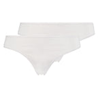 2er-Pack String Kim Cotton  - Weiß