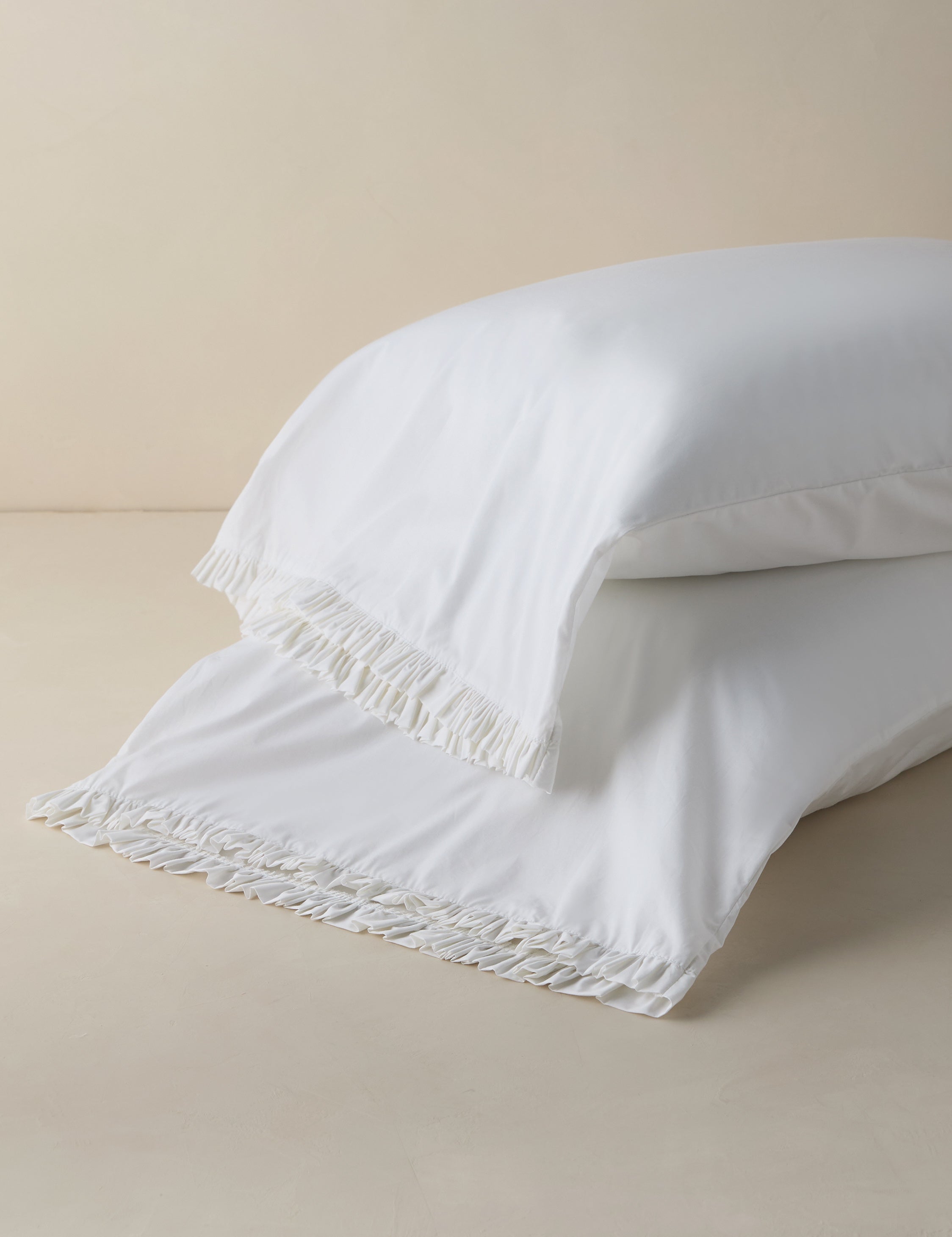 Audrey Ruffle Pillowcase (Set of 2) by Pom Pom at Home