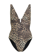 Shaping Badeanzug Luxe Animalia  - Braun
