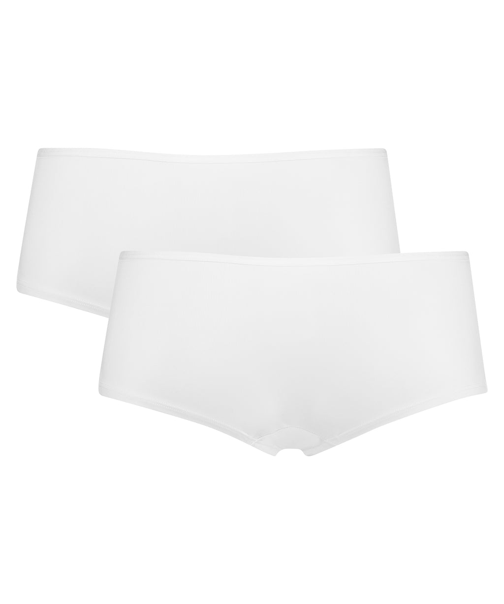 2-pack boxershorts Kim Cotton  - Weiß