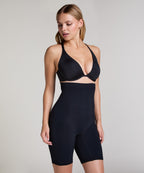 Nahtloser korrigierender Thigh Slimmer  - Schwarz