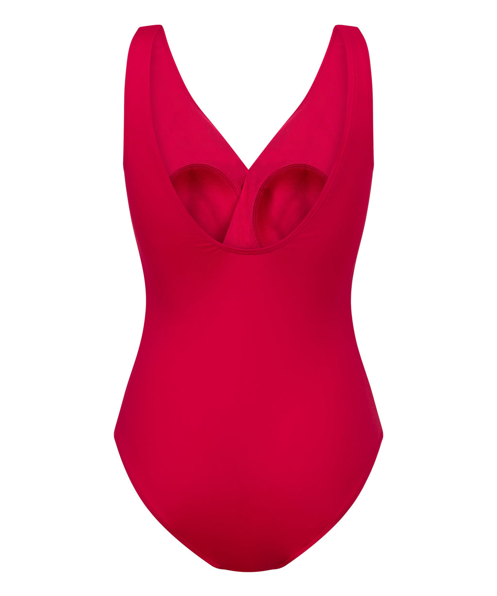 Badeanzug Shaping Shell Mesh  - Rosa