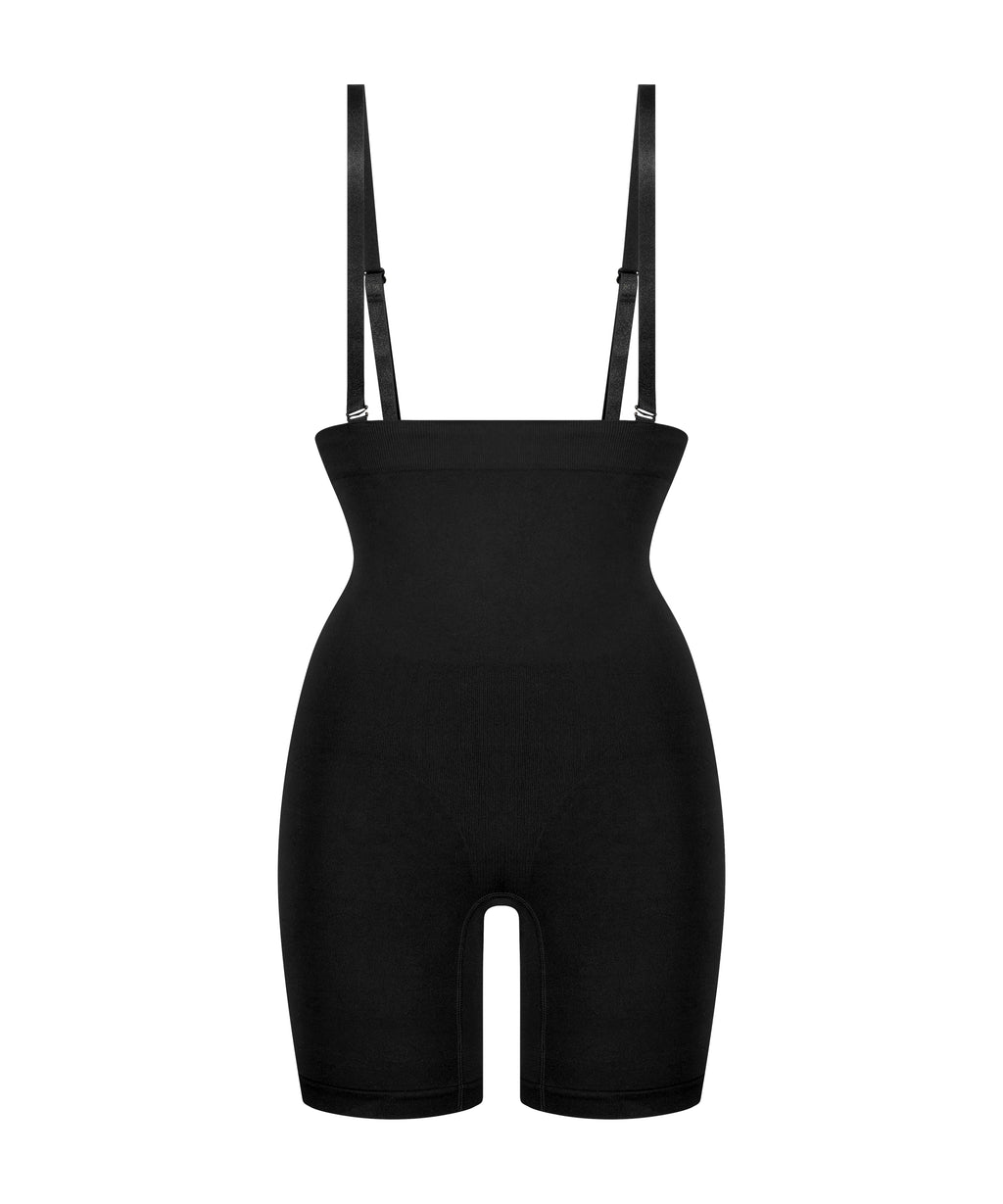 Nahtloser korrigierender Thigh Slimmer  - Schwarz
