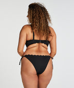 Bikinihose Scallop  - Schwarz