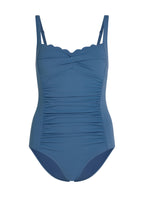 Badeanzug Shaping Scallop  - Blau