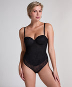 Shaping Body mit Spitze  - Schwarz