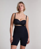 Nahtloser korrigierender Thigh Slimmer  - Schwarz