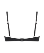Vorgeformtes Bügel-Bikinitop Luxe Cup E +  - Schwarz