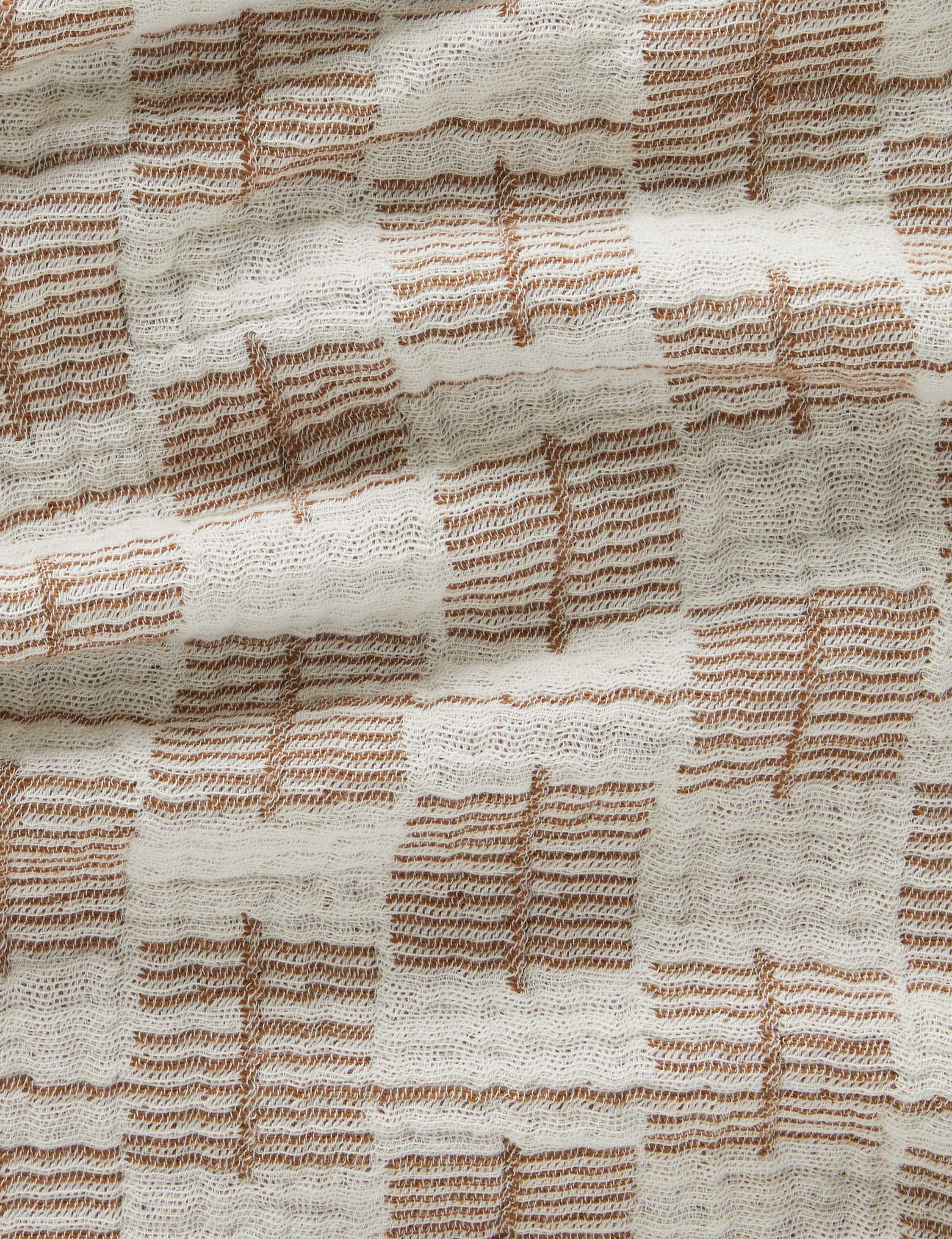 Basketweave Cotton Blanket by Sarah Sherman Samuel