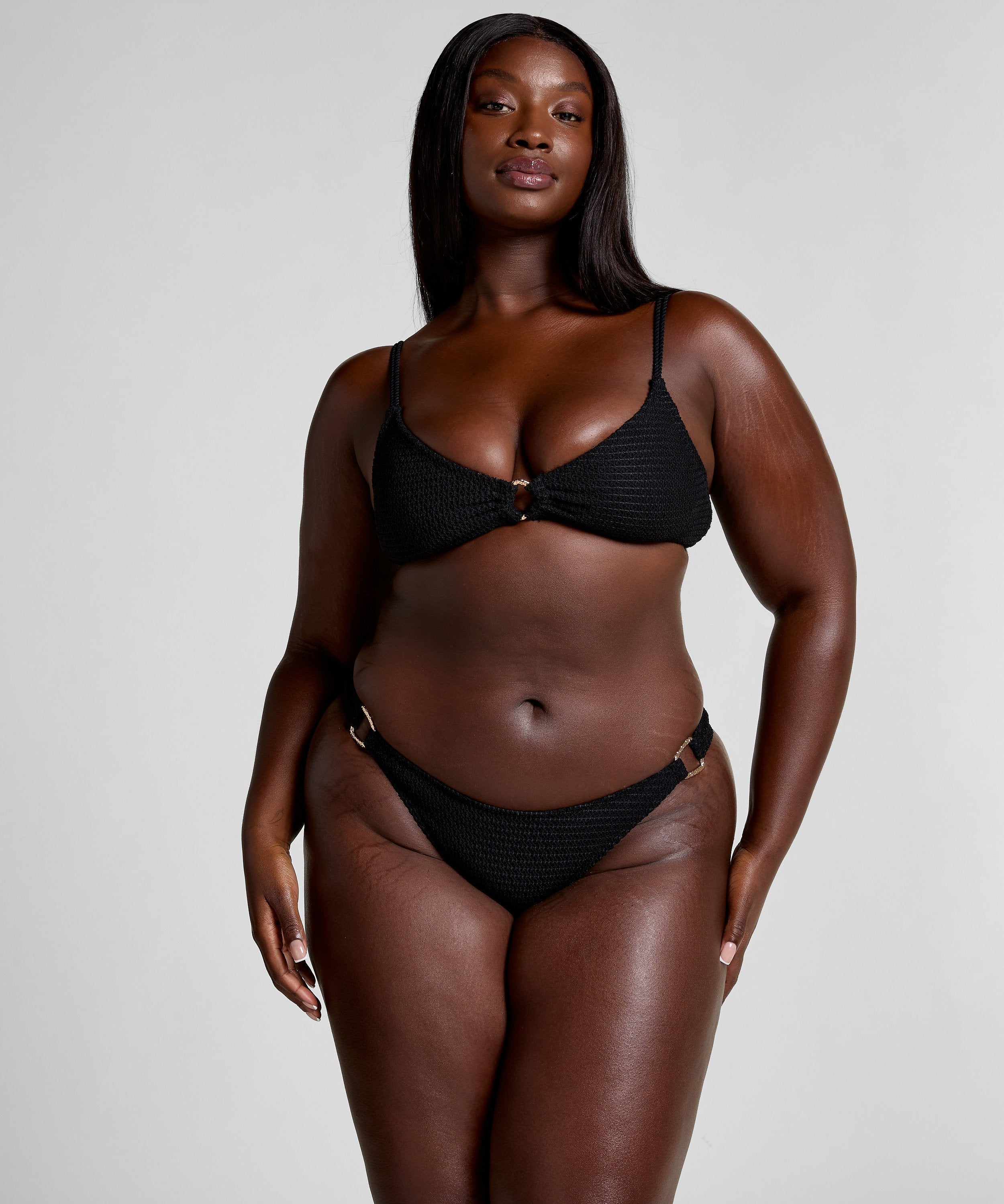 Cairo Bikini-Oberteil  - Schwarz