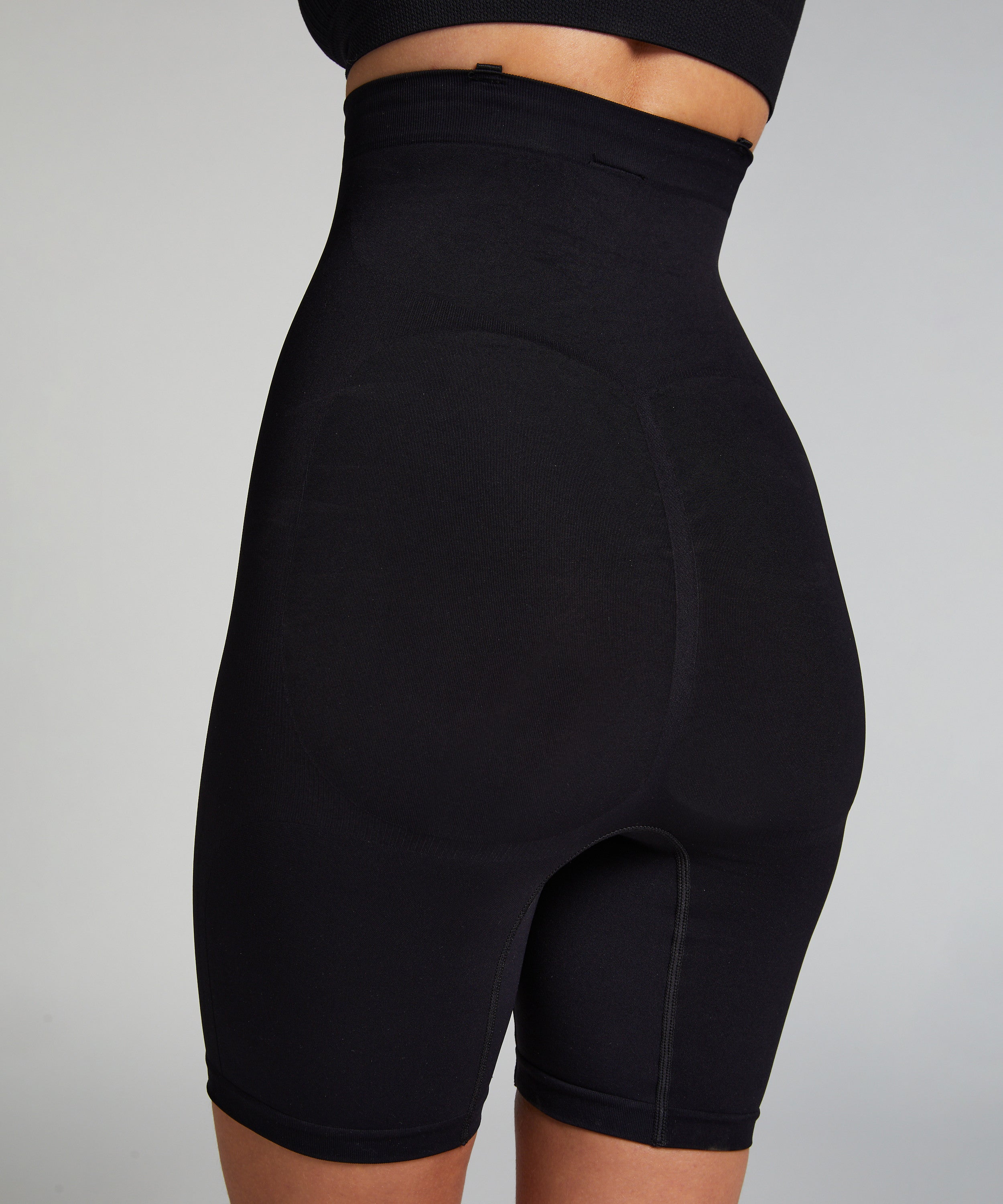 Nahtloser korrigierender Thigh Slimmer  - Schwarz