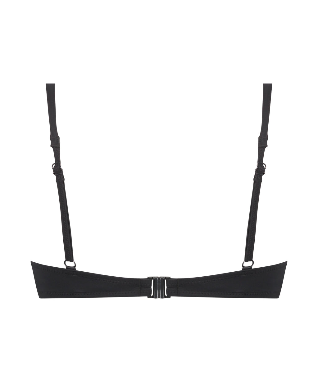 Push-up Bikini-Oberteil Luxe Cup A - E  - Schwarz