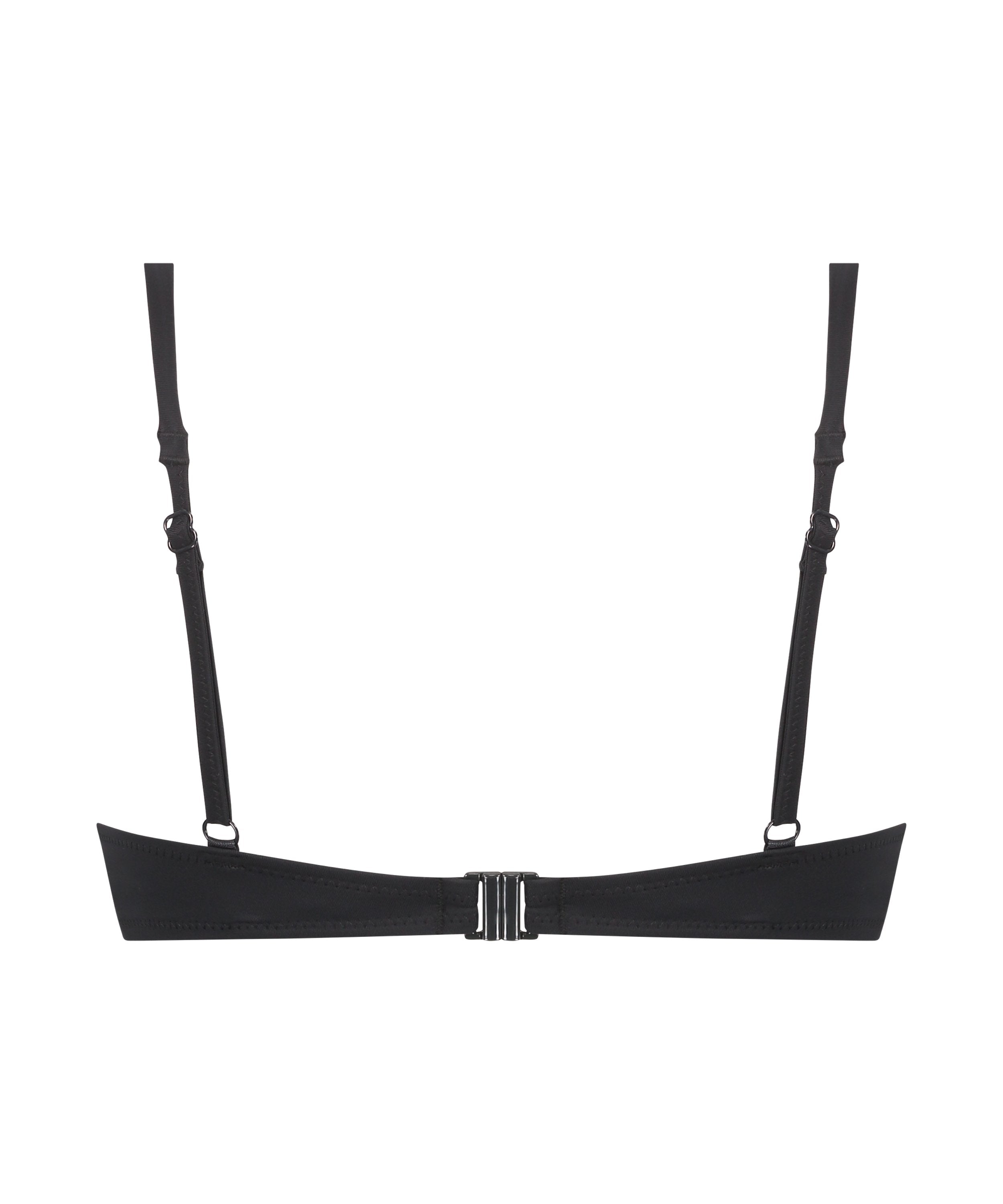 Push-up Bikini-Oberteil Luxe Cup A - E  - Schwarz