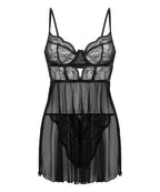 Babydoll Isabelle  - Schwarz