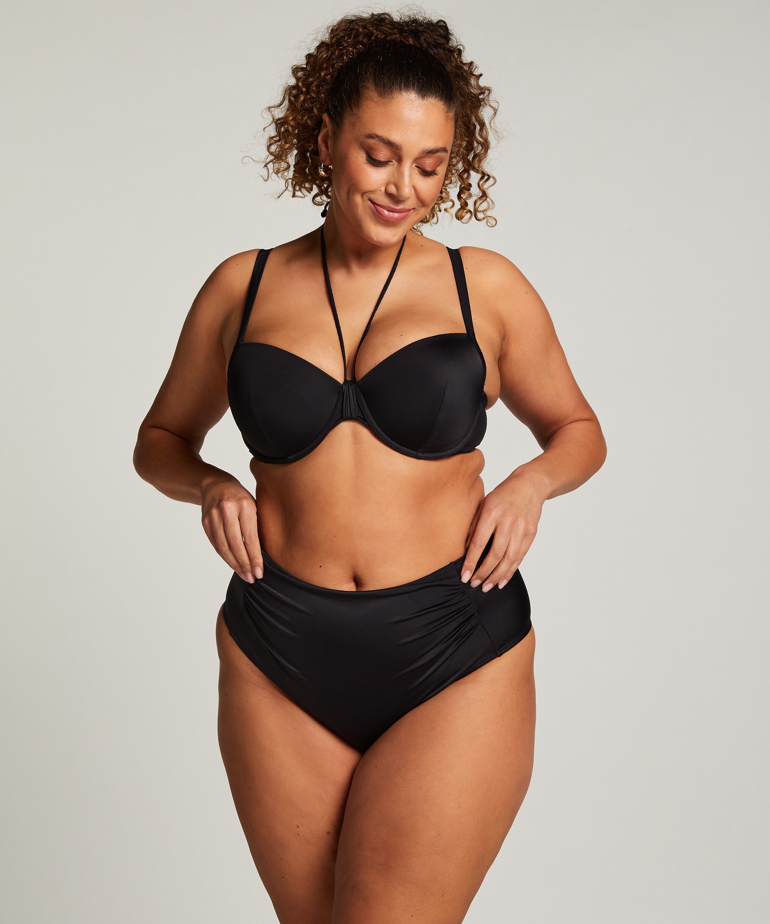 Bikini Slip Luxe  - Schwarz