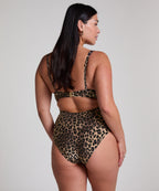Shaping Badeanzug Luxe Animalia  - Braun
