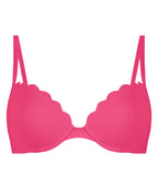 Vorgeformtes Bügel-Bikinitop Scallop  - Rosa