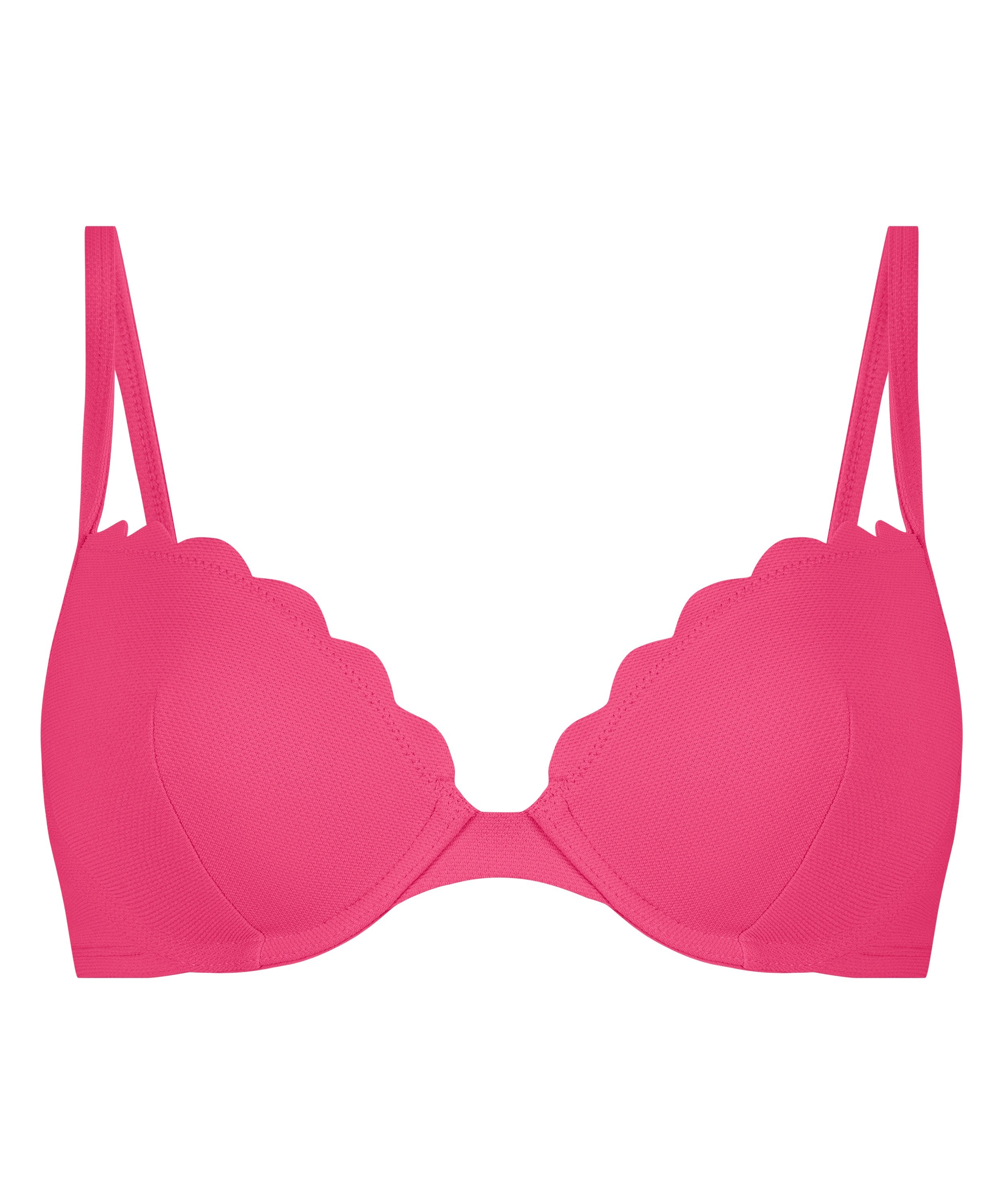 Vorgeformtes Bügel-Bikinitop Scallop  - Rosa