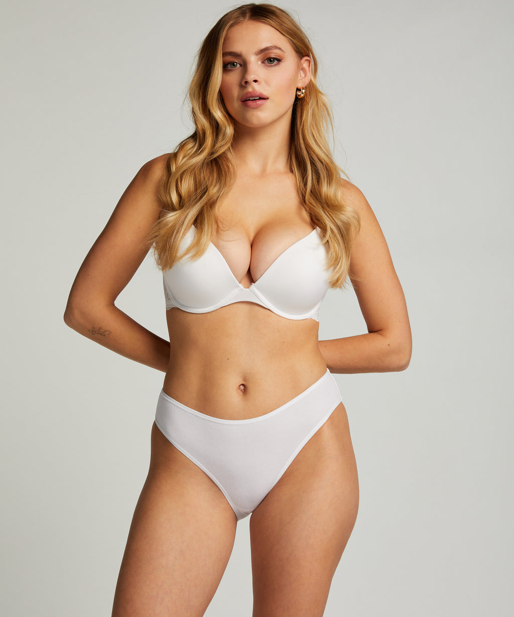 2er-Pack Slip Kim Cotton  - Weiß