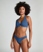 Bikini Slip Rio Scallop  - Blau