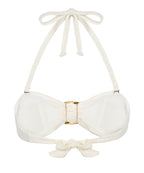 Cabo Bandeau-Bikini-Top  - Weiß