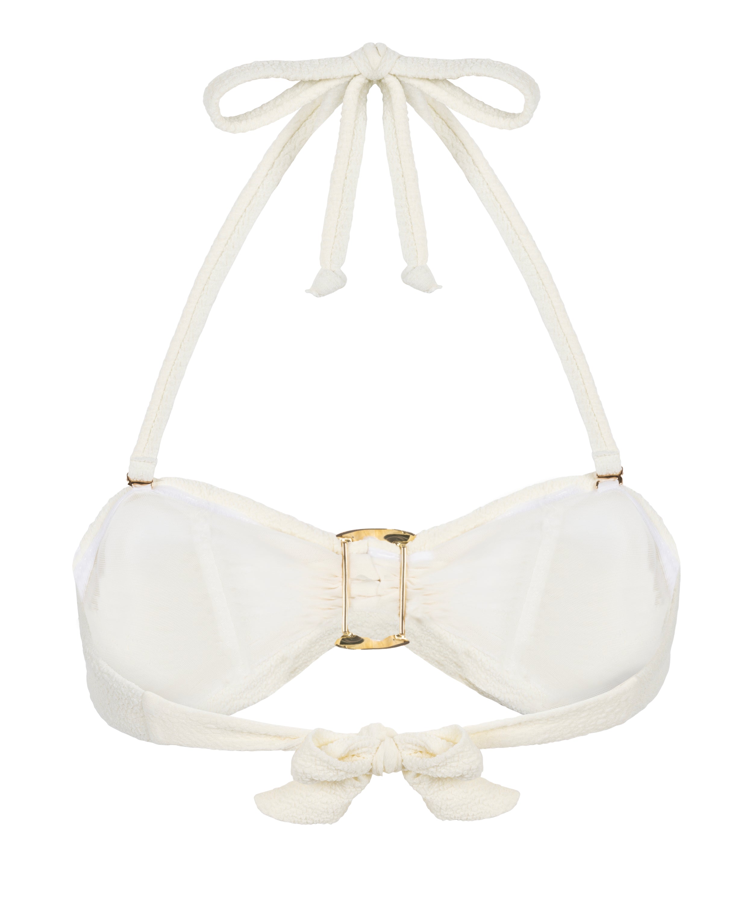 Cabo Bandeau-Bikini-Top  - Weiß