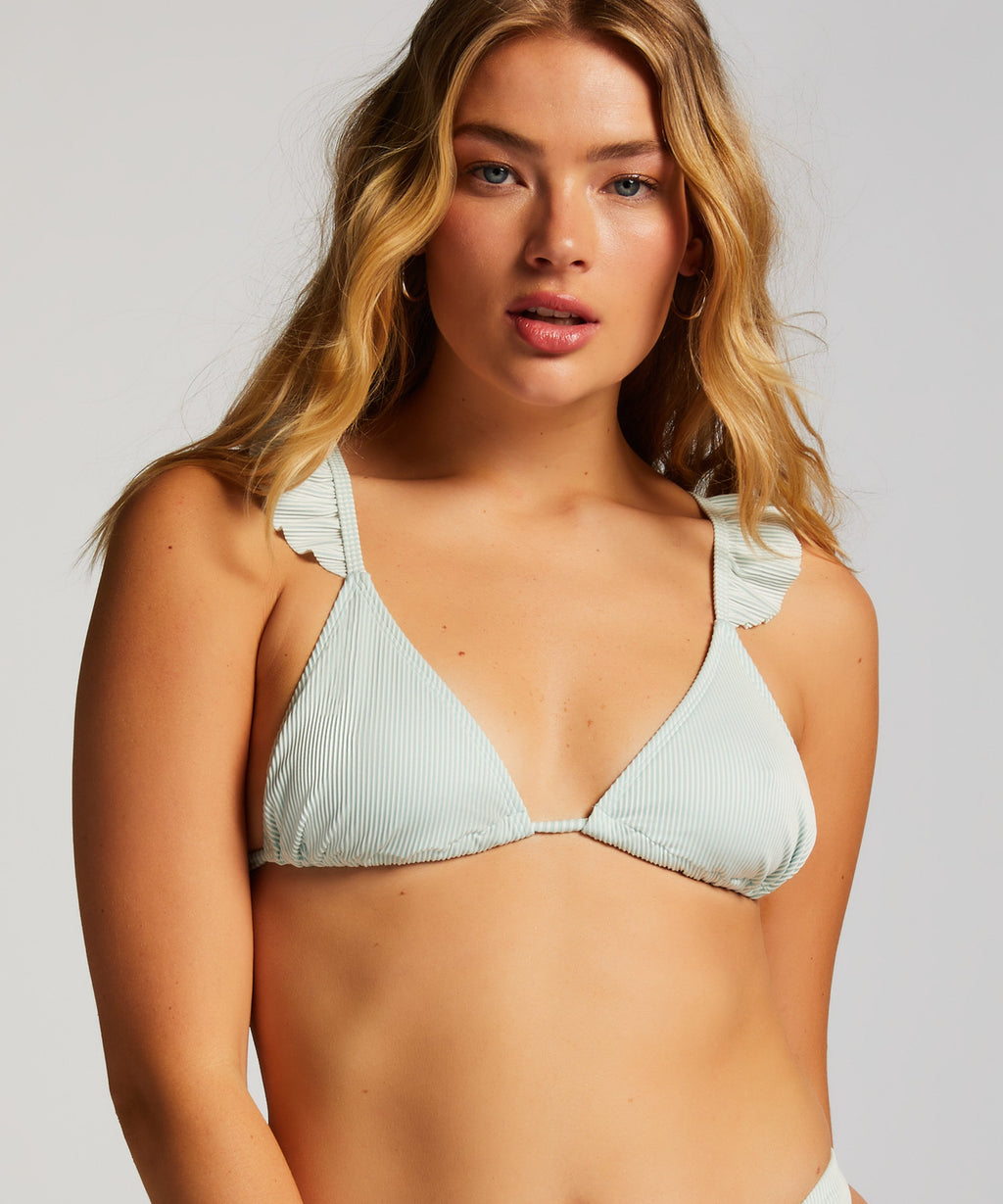 Triangel-Bikinioberteil Fiji  - Blau