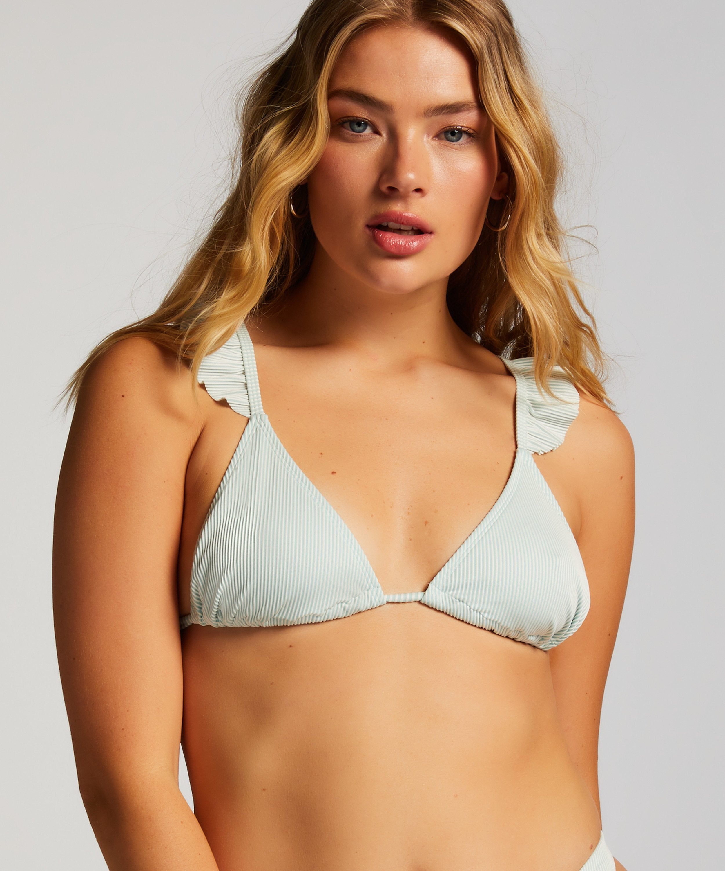 Triangel-Bikinioberteil Fiji  - Blau