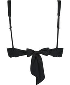 Triangel-Bikini-Oberteil Scallop  - Schwarz