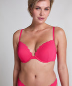 Vorgeformtes Bügel-Bikinitop Scallop  - Rosa