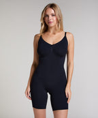 Nahtloser korrigierender Thigh Slimmer  - Schwarz