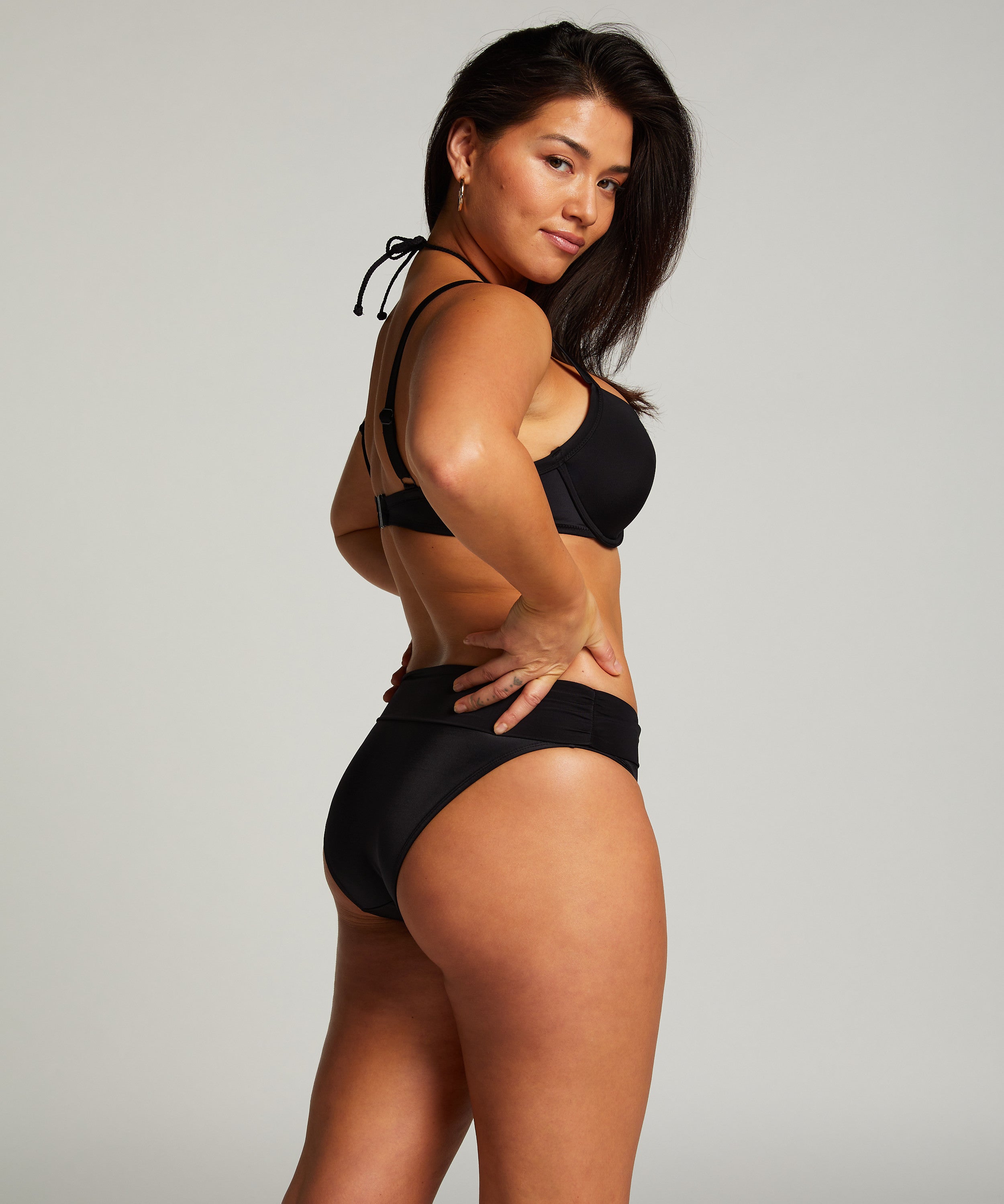 Bikini Slip Rio Luxe  - Schwarz
