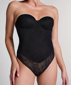 Shaping Body mit Spitze  - Schwarz